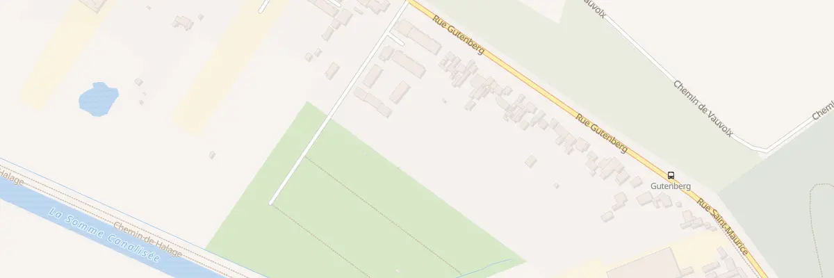 Plan du 51 Rue Gutenberg à Amiens