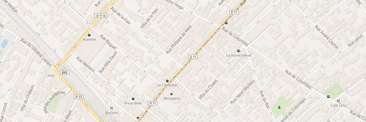Plan du 63 Rue des Bourguignons à Bois-Colombes