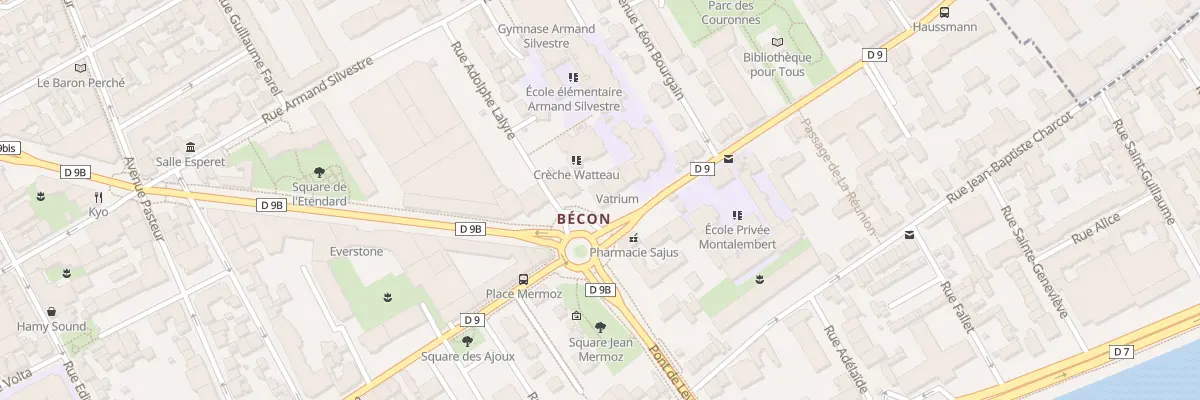 Plan du 291 Bd Saint-Denis à Courbevoie