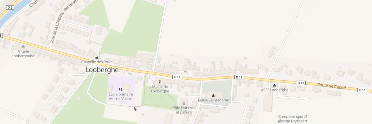 Plan du 469 Rte de Cassel à Looberghe