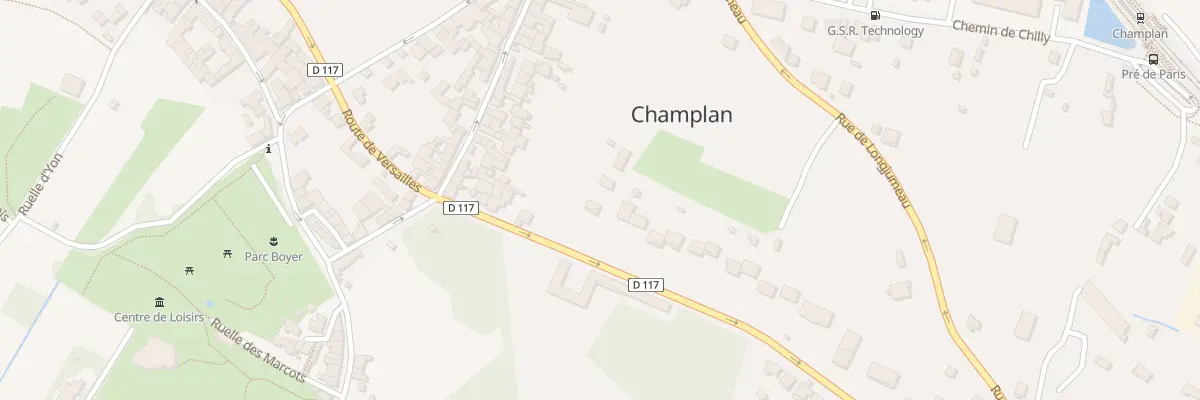 Plan du 142 Rte de Versailles à Champlan