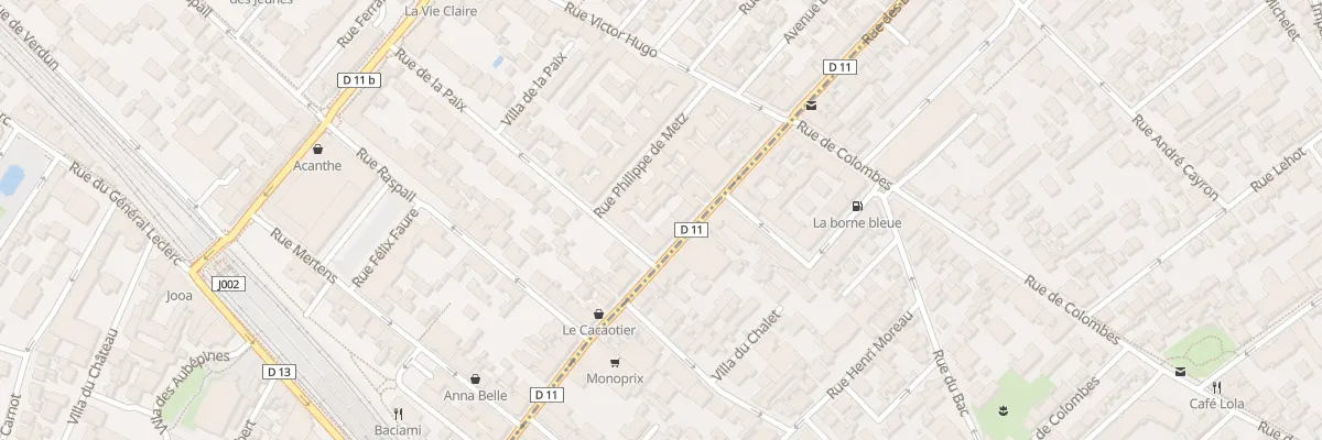 Plan du 65 Rue des Bourguignons à Bois-Colombes