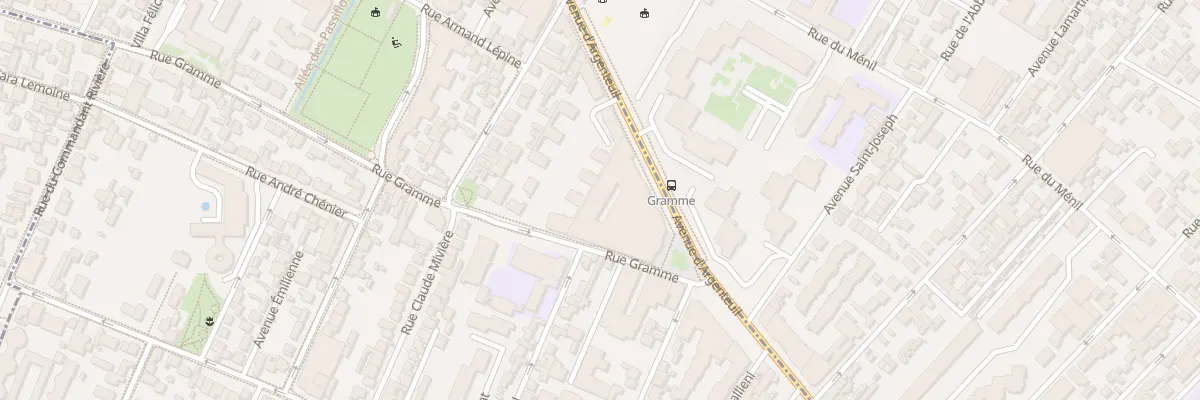 Plan du 12 Rue Gramme à Bois-Colombes