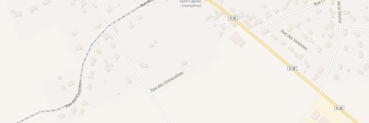 Plan du 104B Les Varennes à Saint-Caprais