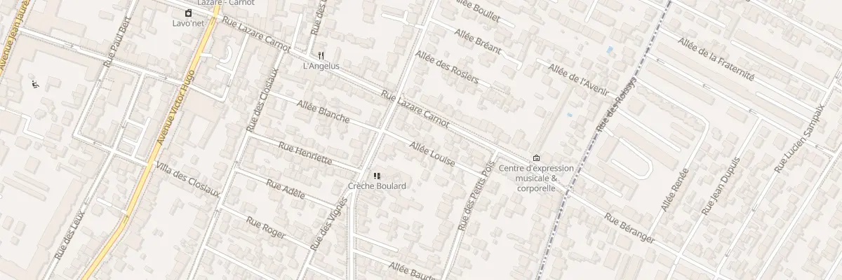 Plan du 3B All Louise à Clamart