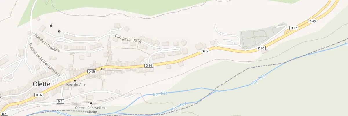 Plan du 5 Lot Cams de Baille à Olette