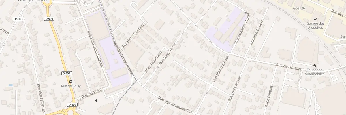 Plan du 14 Rue Jules Verne à Eaubonne