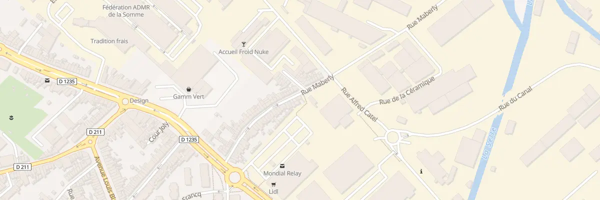Plan du 70 Rue Maberly à Amiens