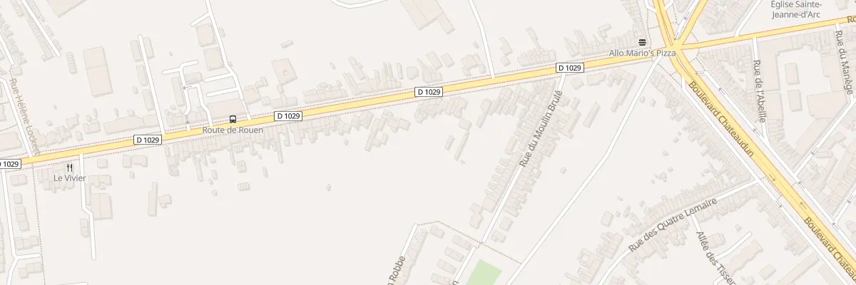 Plan du 423 Rue de Rouen à Amiens