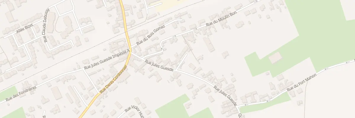 Plan du 2 Rue Jules Guesde Impasse B à Blendecques