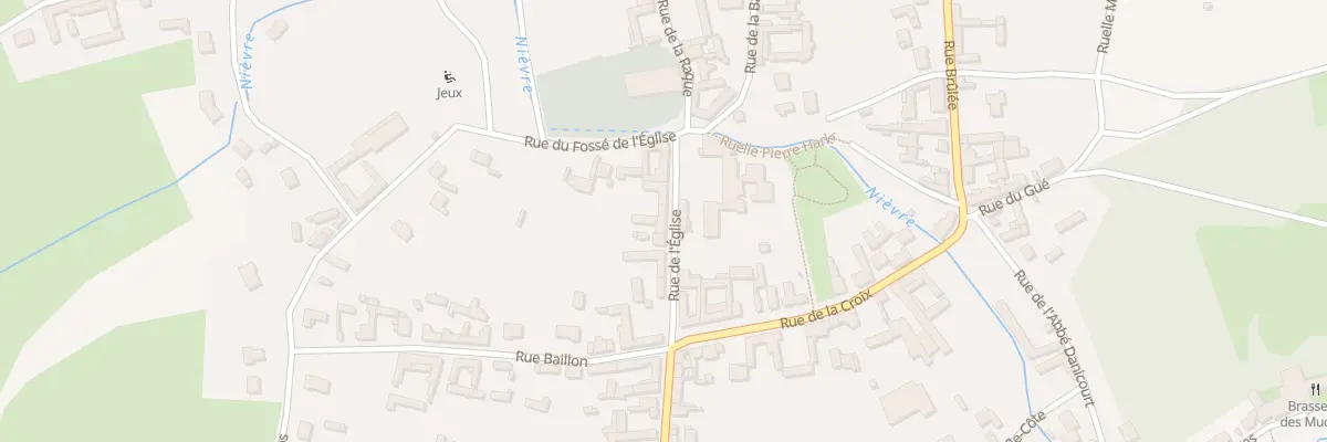 Plan du 6 Rue de l’Eglise à Naours