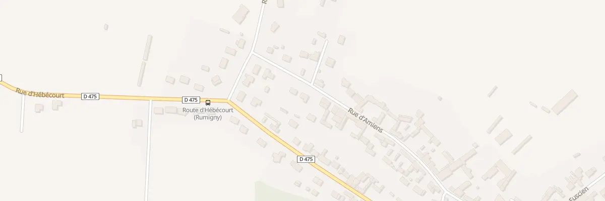 Plan du 33 Rue d’Amiens à Rumigny
