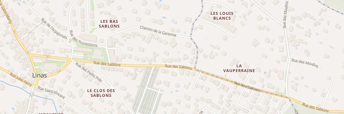Plan du 37 Rue des Sablons à Linas