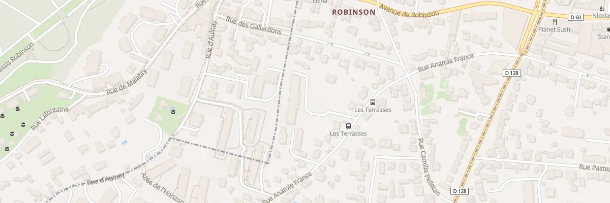 Plan du 50 Rue Anatole France à Châtenay-Malabry