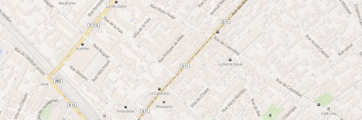 Plan du 67 Rue des Bourguignons à Bois-Colombes