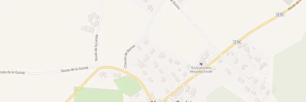Plan du 171 Rue du Chemin de Barrau à Mouzieys-Teulet
