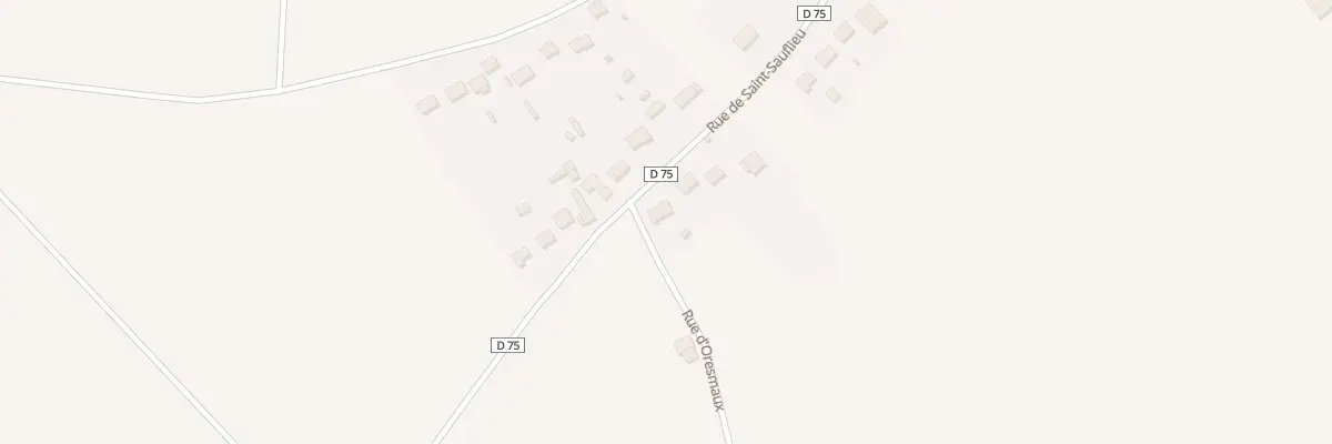Plan du 41 Rue de Saint - Sauflieu à Rumigny