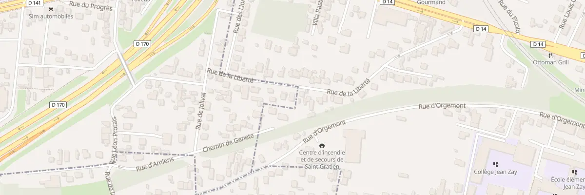 Plan du 34 Rue Robert Vermassen à Saint-Gratien