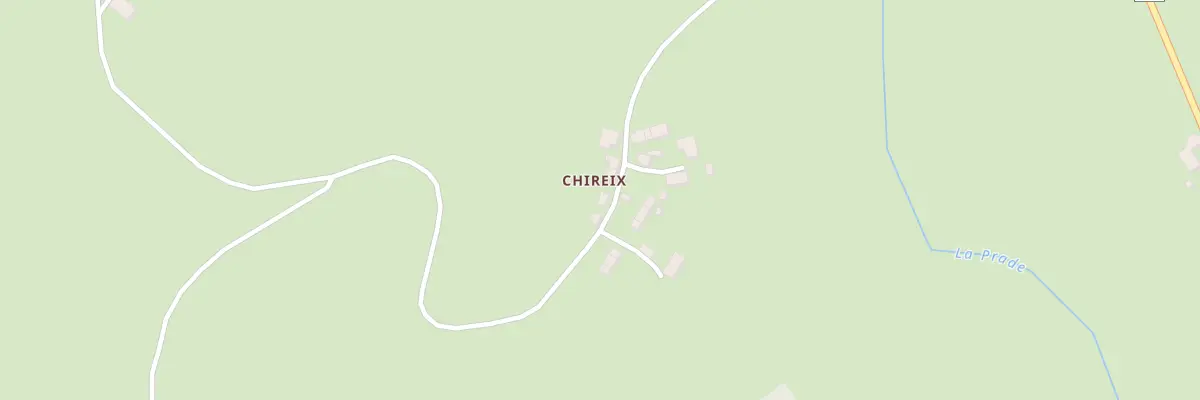 Plan du 6 Chireix à Néoux