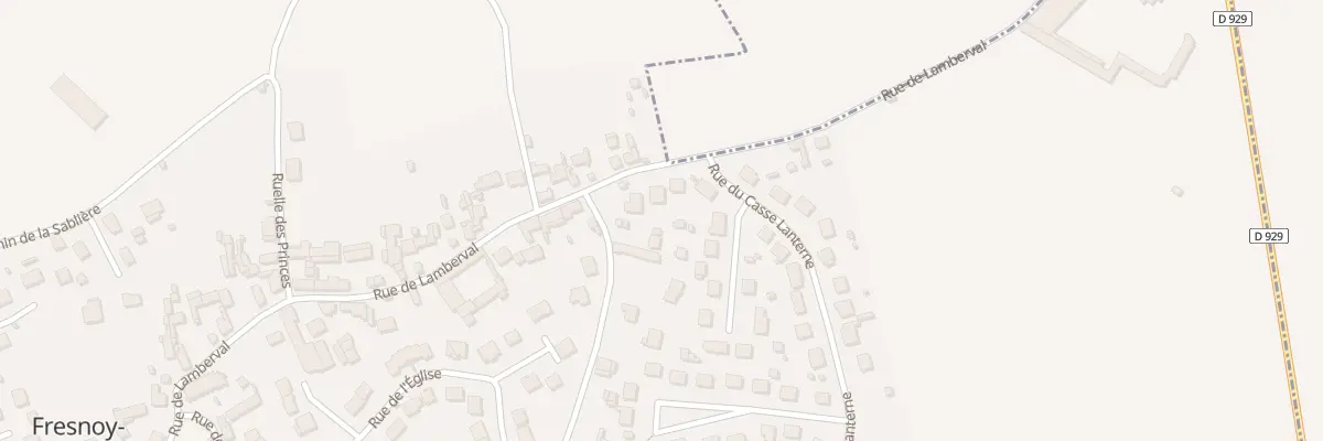 Plan du 37B Rue de Lamberval à Fresnoy-en-Thelle