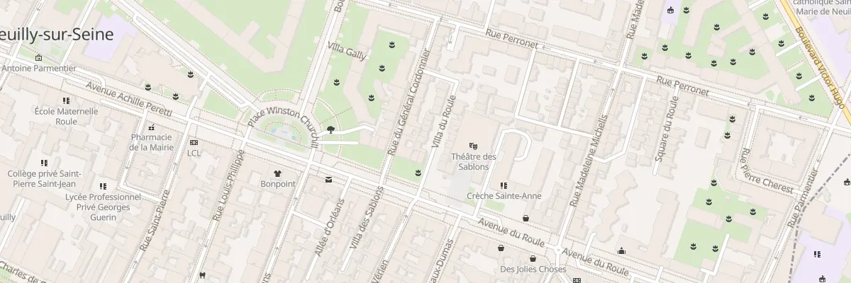 Plan du 5 Vla du Roule à Neuilly-sur-Seine