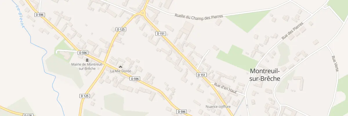 Plan du 349 Rue de Grandvilliers à Montreuil-sur-Brêche