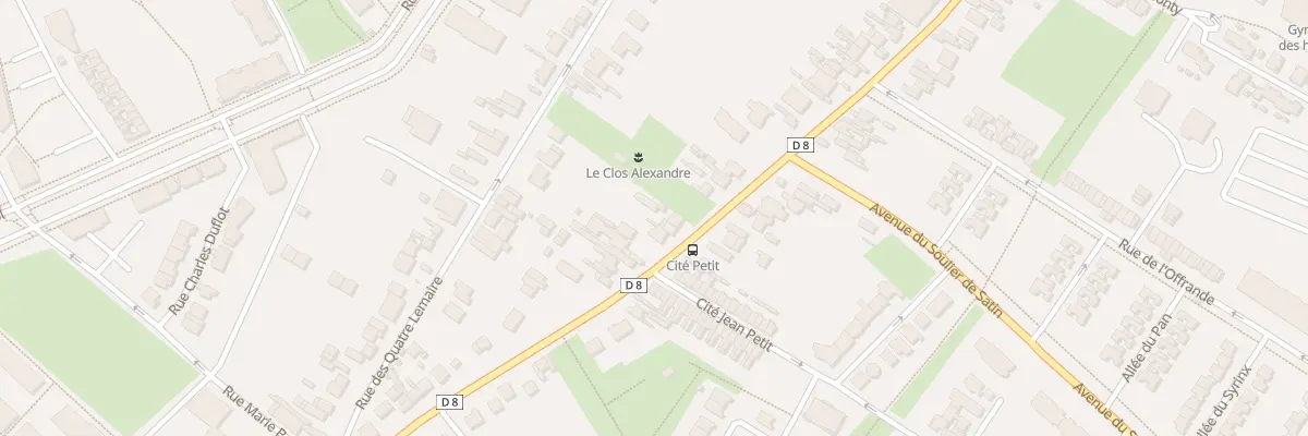 Plan du 142 Rue Jean Moulin à Amiens