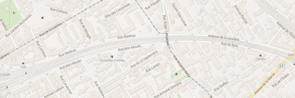 Plan du 37 Rue Jean Moulin à Courbevoie