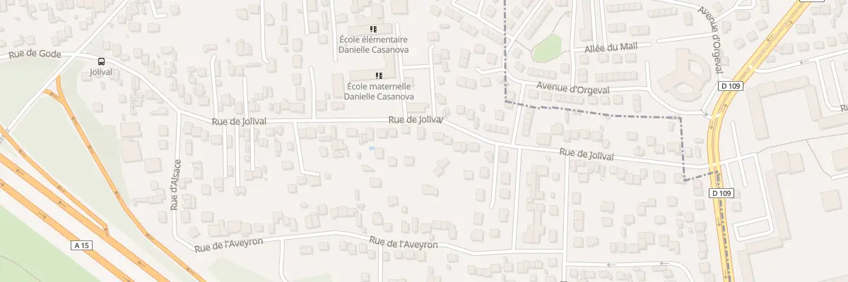 Plan du 64 Rue de Jolival à Argenteuil
