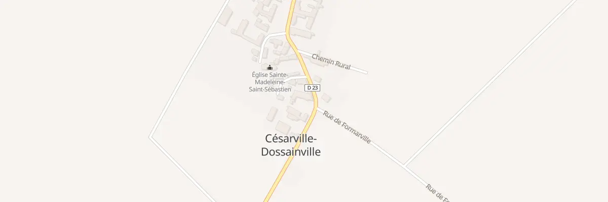 Plan du 25 Rue des Géraniums à Césarville-Dossainville