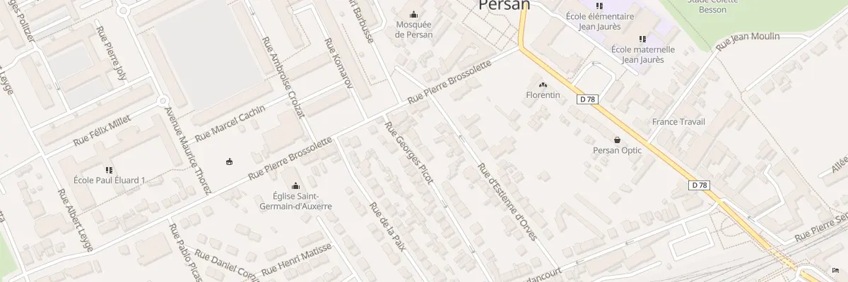 Plan du 27 Rue Georges Picot à Persan