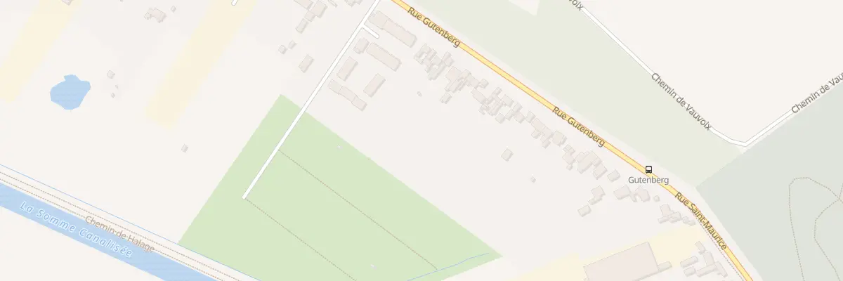 Plan du 45 Rue Gutenberg à Amiens