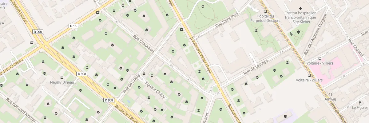 Plan du 43 Bd Victor Hugo à Neuilly-sur-Seine