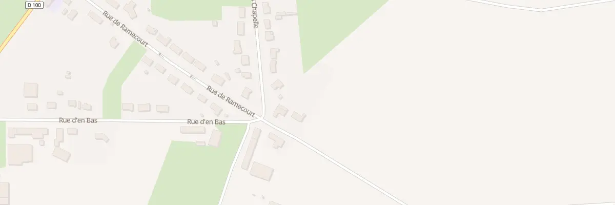 Plan du 29 Rte de Ramecourt à Siracourt
