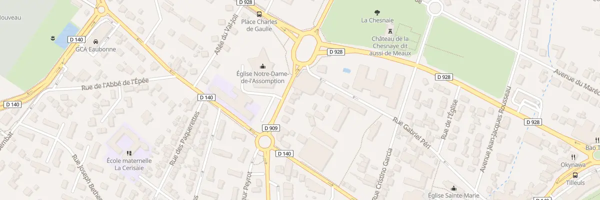 Plan du 12 Av Matlock à Eaubonne