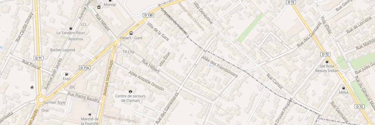 Plan du 57 Rue des Garrements à Clamart