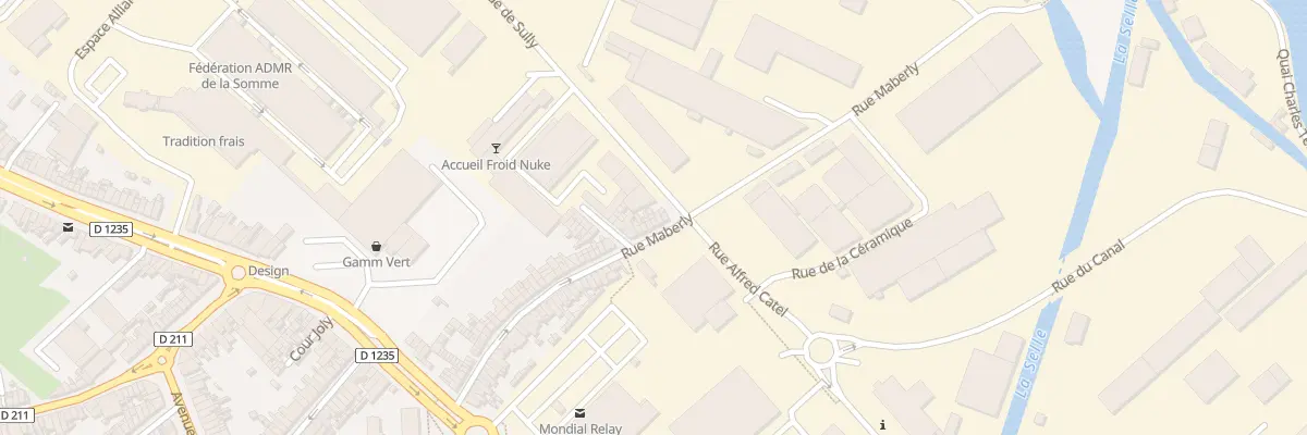 Plan du 75 Rue Maberly à Amiens
