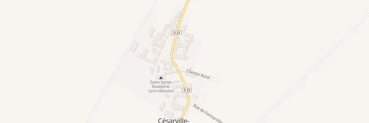 Plan du 10 Rue des Géraniums à Césarville-Dossainville