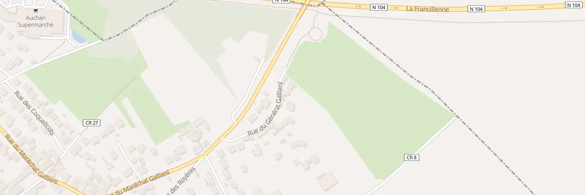 Plan du 3 Rue du Maréchal Gallieni à Leuville-sur-Orge