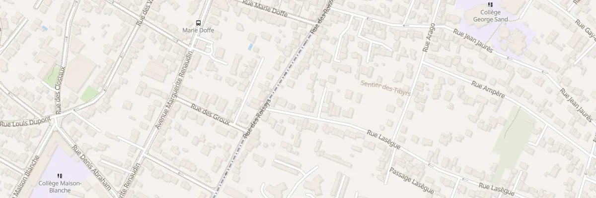 Plan du 154 Rue Lasègue à Châtillon