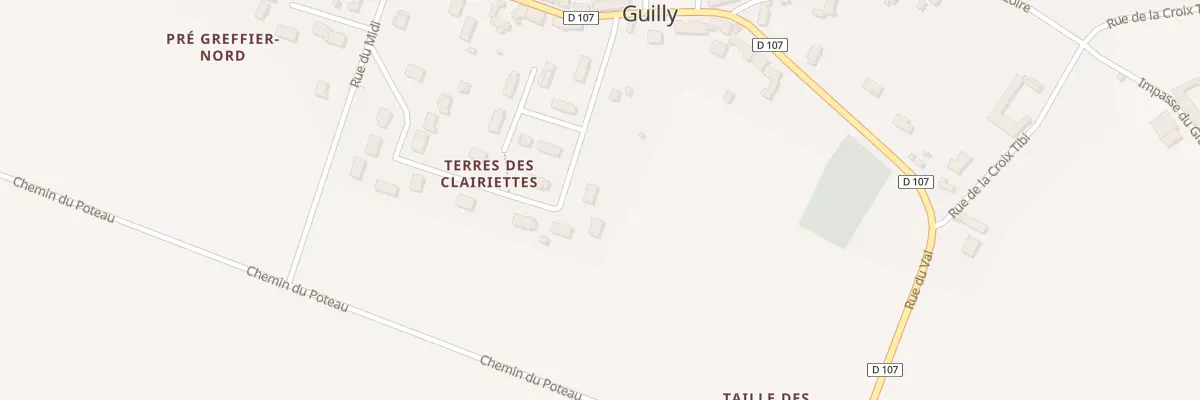 Plan du 20 Rue des Clairiettes à Guilly