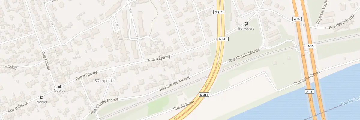 Plan du 202 Rue d’Epinay à Argenteuil