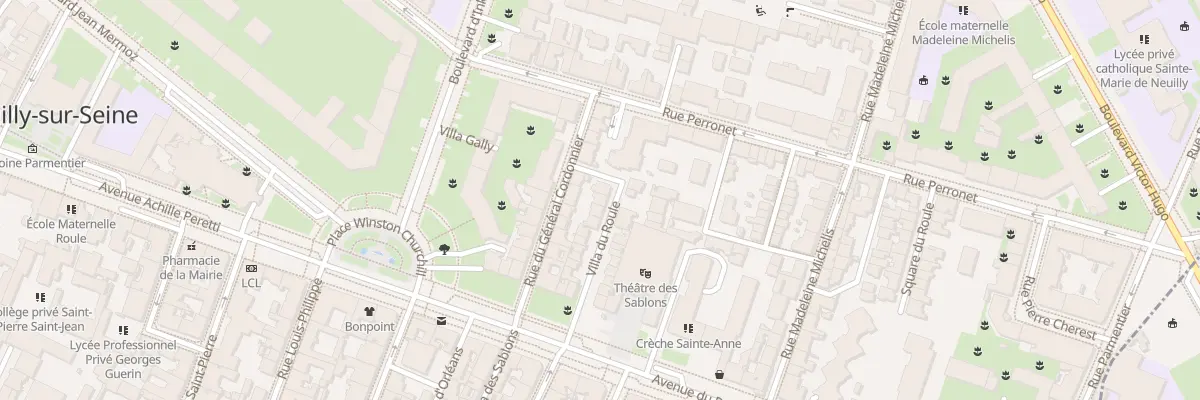 Plan du 17 Vla du Roule à Neuilly-sur-Seine