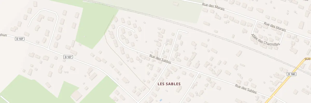 Plan du 64 Rue des Sables à Marmagne