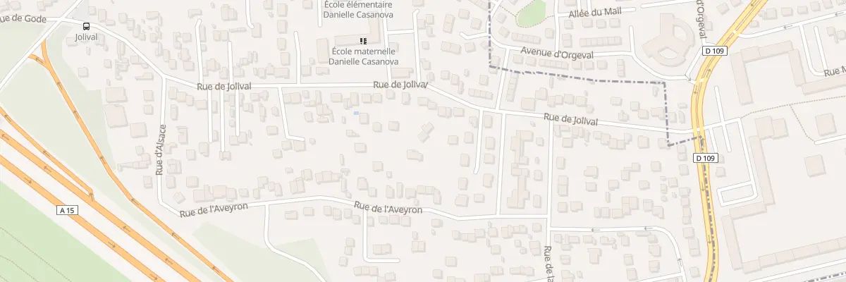 Plan du 66 Rue de Jolival à Argenteuil