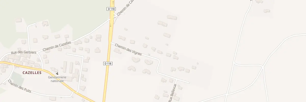 Plan du 227 Plaine de Cazelles à Cuxac-Cabardès