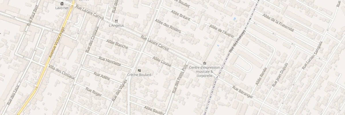 Plan du 68 Rue Lazare Carnot à Clamart