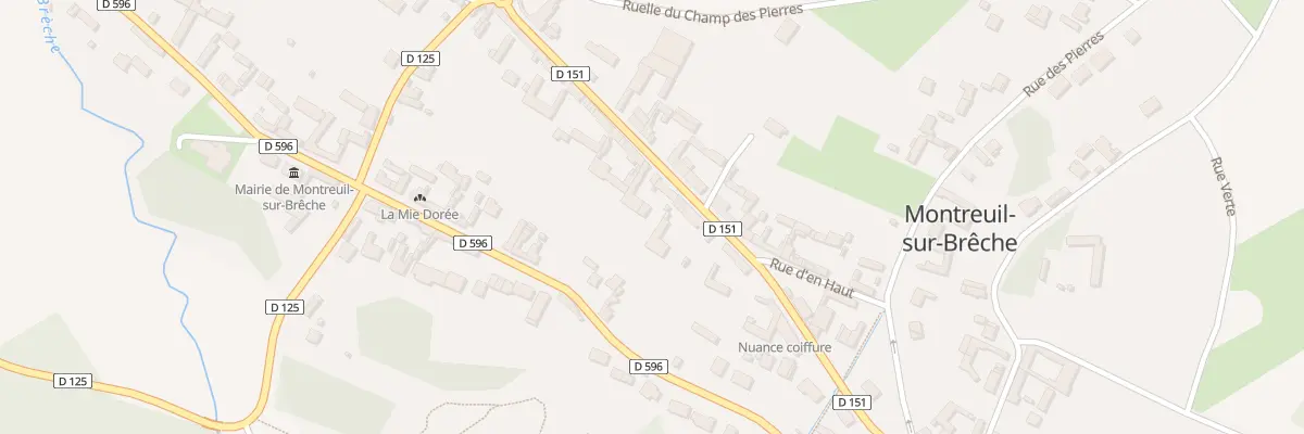 Plan du 299 Rue de Grandvilliers à Montreuil-sur-Brêche