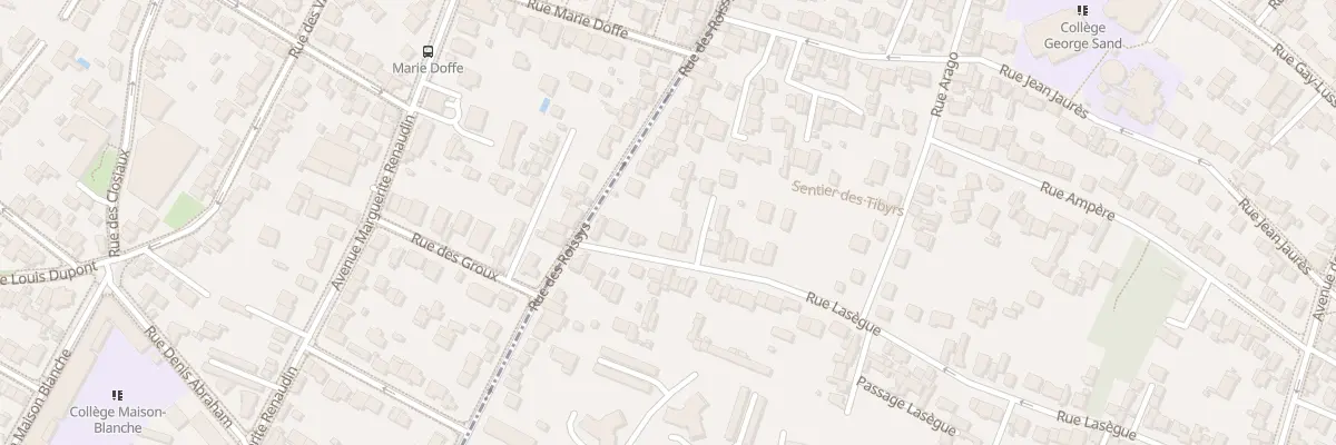 Plan du 150 Rue Lasègue à Châtillon