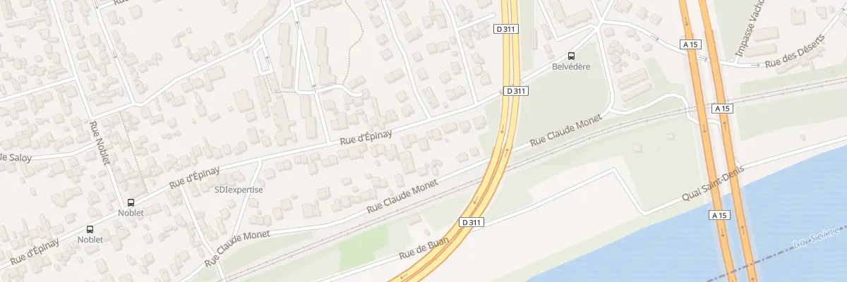 Plan du 204 Rue d’Epinay à Argenteuil